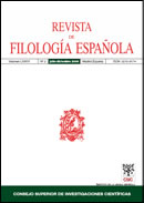 Portada de Revista de Filología Española